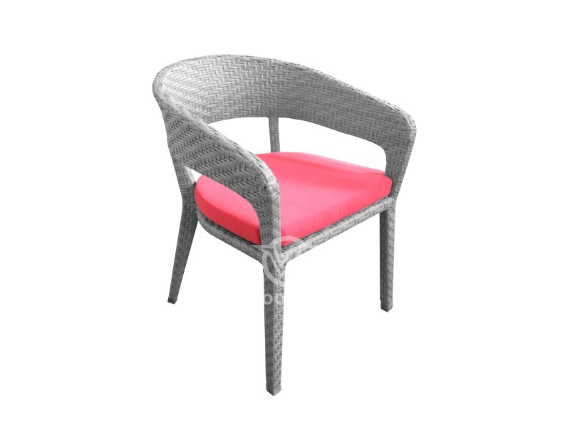 Patio Furniture Hand Woven Rattan Dining Armchair