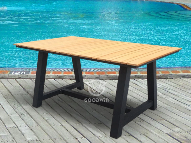 All Weather Patio Furniture Rectangle Dining Table