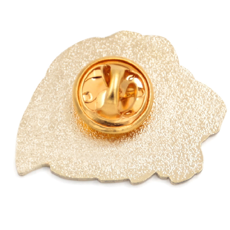 Manufacturer custom lion shape pin badge