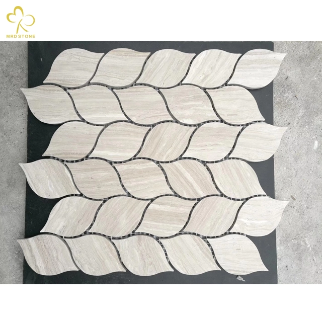 New items indoor decoration carrara white marble wall mosaic tile for bathroom floor