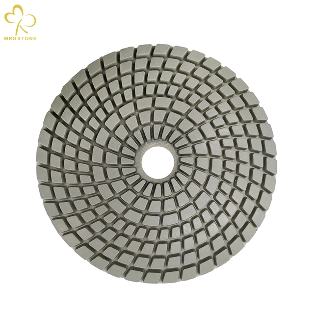 Good Quality 4" 100mm Wet And Dry Diamond Polishing Pad For All Stone For India Market