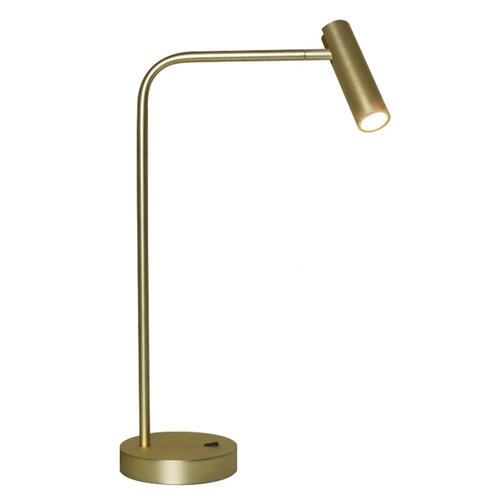 Mid Century Modern Brass Adjustable 3W LED Desk Reading Lamp