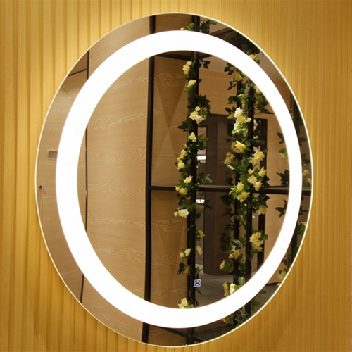 Frameless 36 inch round wall mount bathroom LED mirror