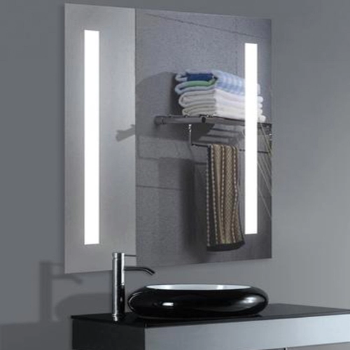 Frameless Wall Mount LED Light Up Bathroom Vanity Mirror
