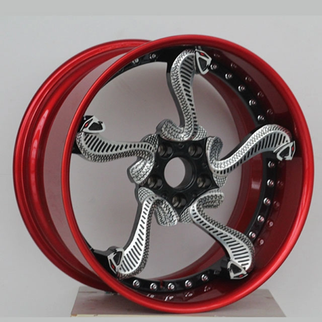Cool design 2-piece forged wheel