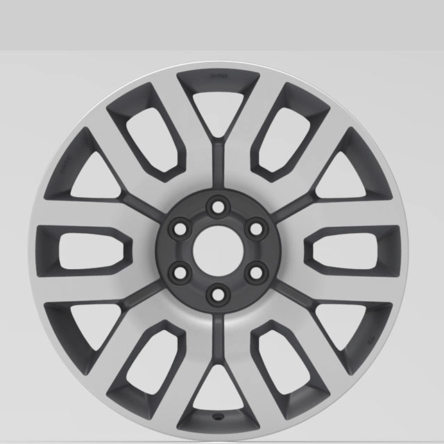 Surface passenger car alloy forged wheels