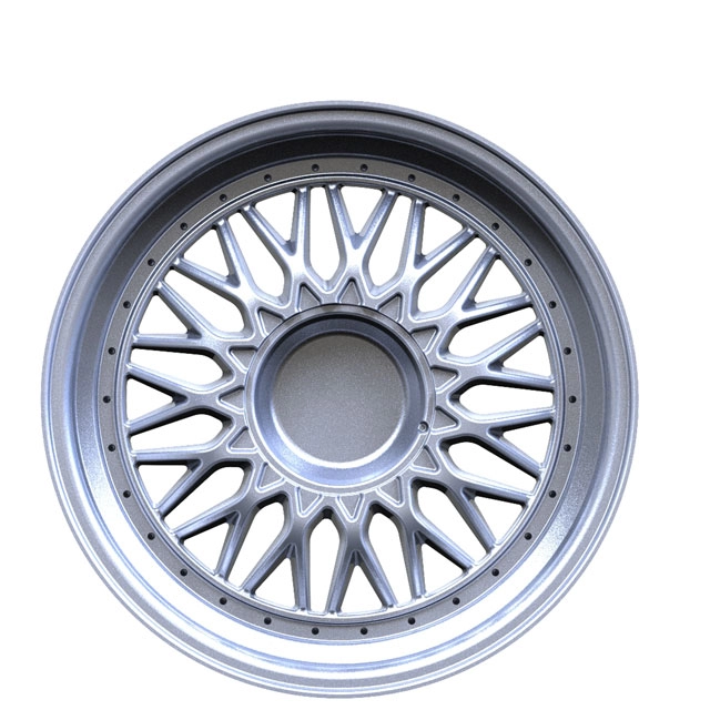 Mesh design forged wheel rim with 5 holes