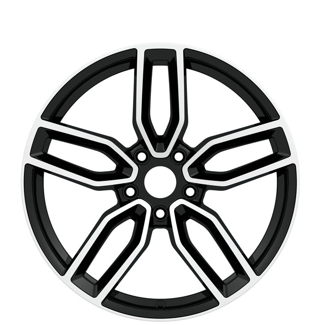 Black full painting 1-piece 19 inch forged wheel rims