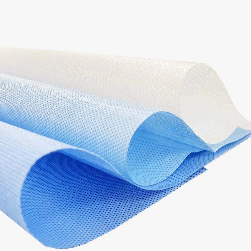 Waterproof 100% polypropylene medical material smmms non-woven fabric