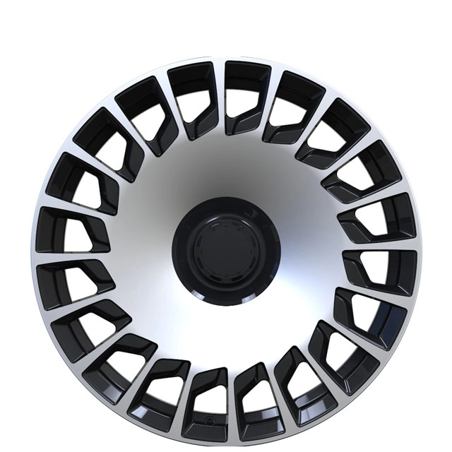 Spiral design true forged wheel