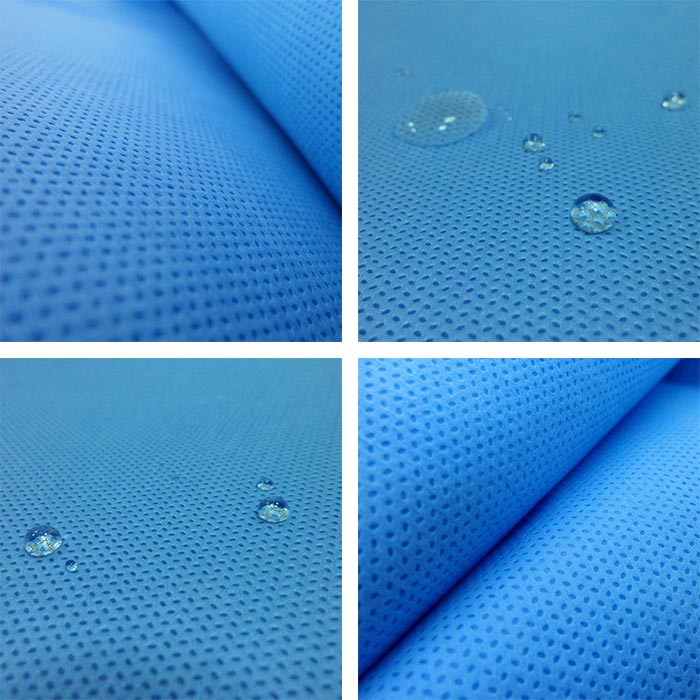 SMS fabrics for isolation gown