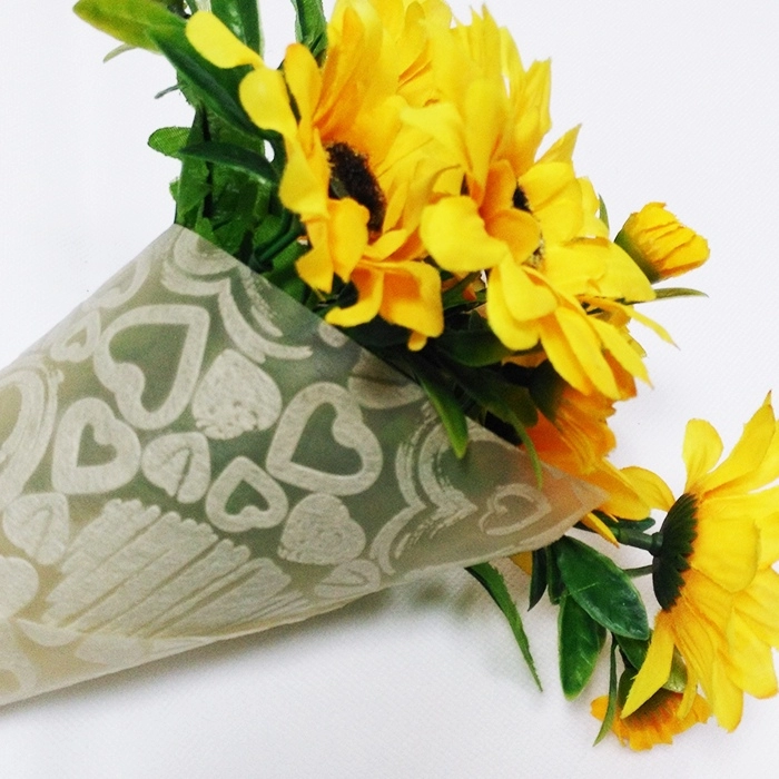 Flower Packaging Embossed Non-woven Floral Fabric