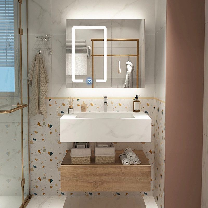 Modern Marble Sink Bathroom Vanity