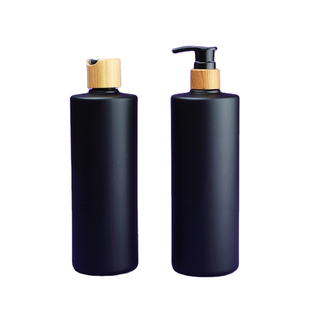 500ML Eco-friendly Cylinder Pet Shampoo Bottle