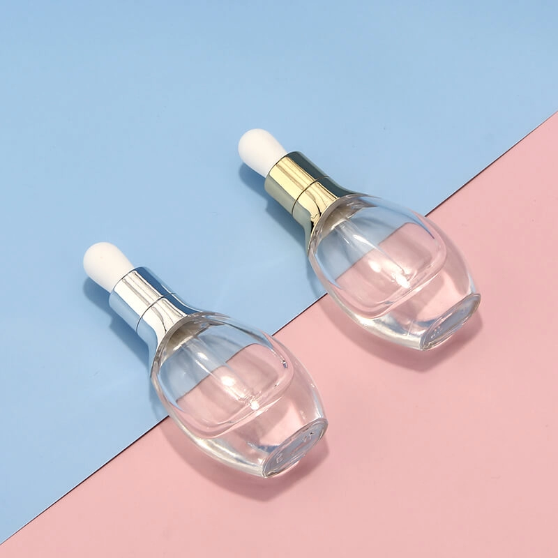 Skincare packaging essential oil glass dropper pump bottles
