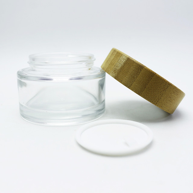 glass jar for cosmetic cream