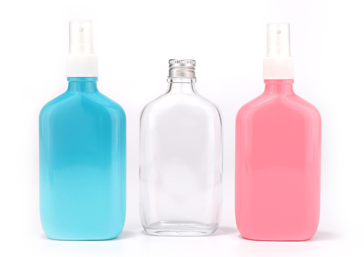 New design glass bottle with custom color 