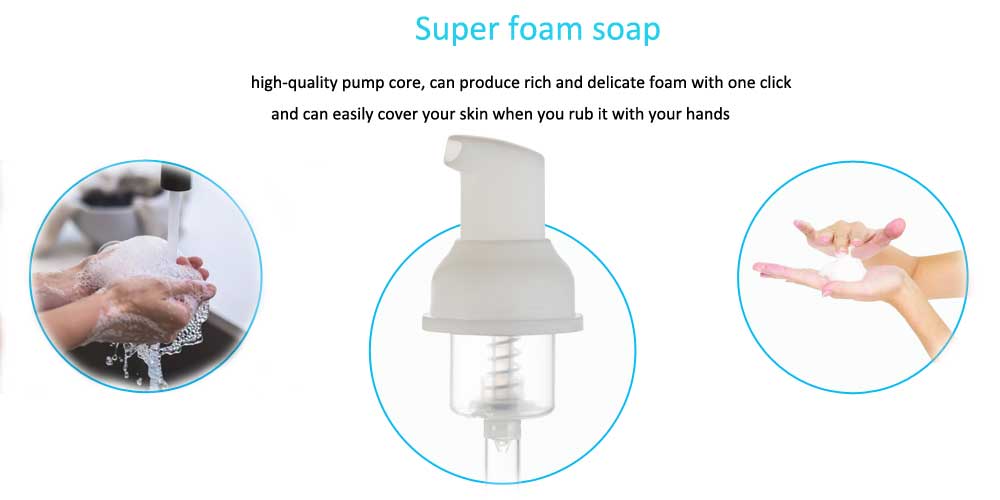 30mm white Foam Pump For hand wash 