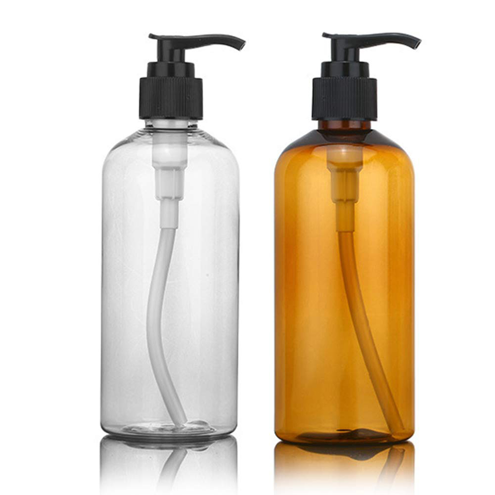 refillable shampoo bottle with pump