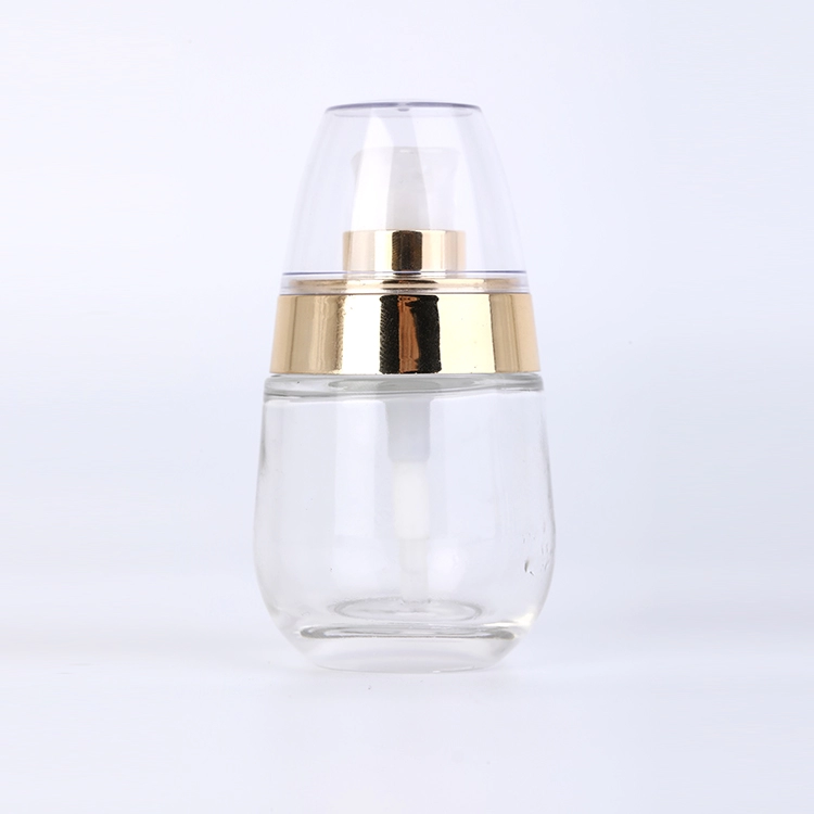 Liquid foundation lotion serum glass pump bottle
