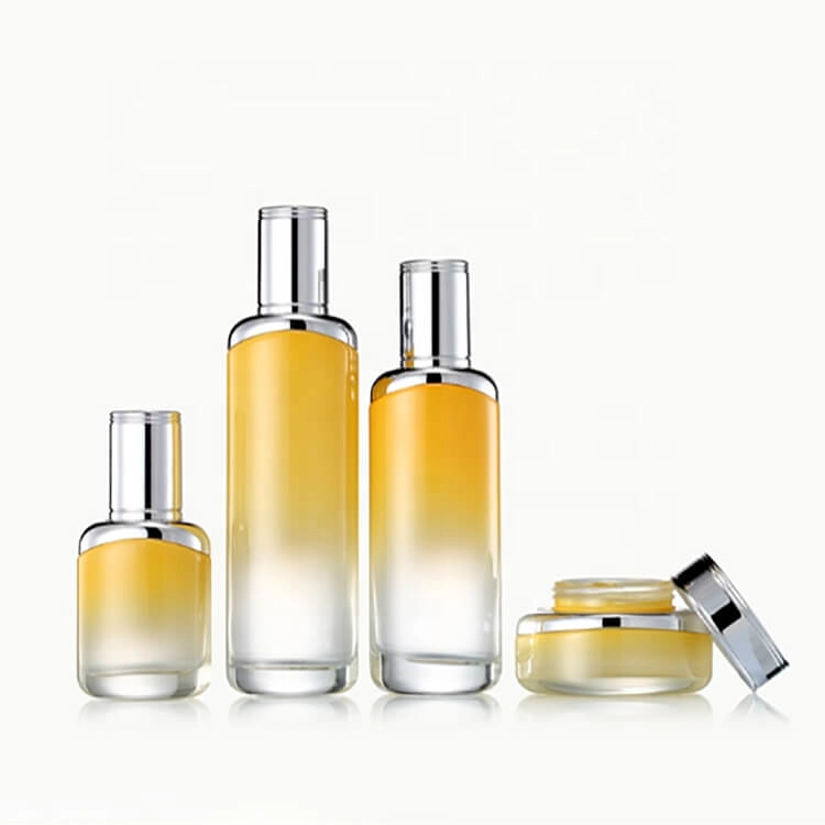 Custom Perfume Serum Lotion Container glass bottle set