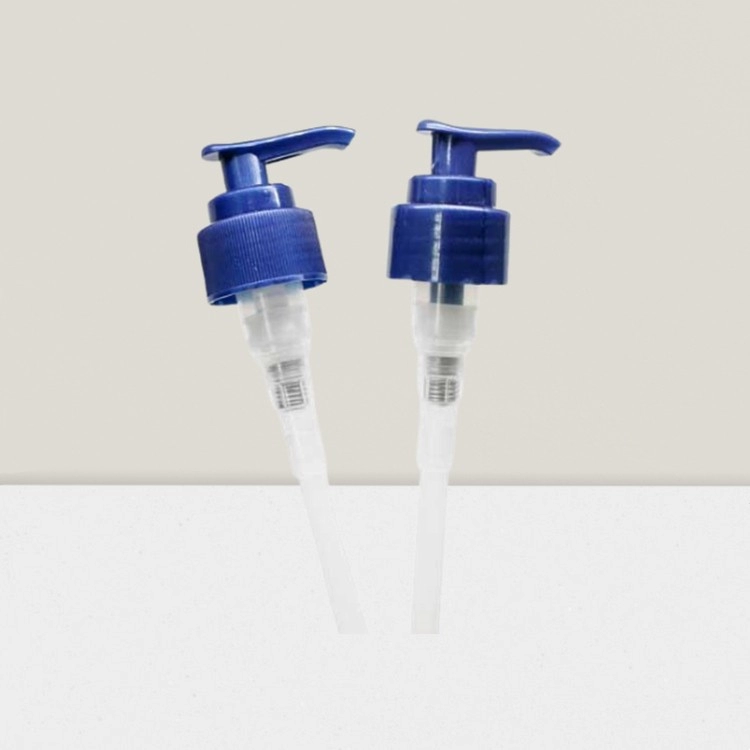 28mm Blue Lotion Pump Head For Cosmetic Product