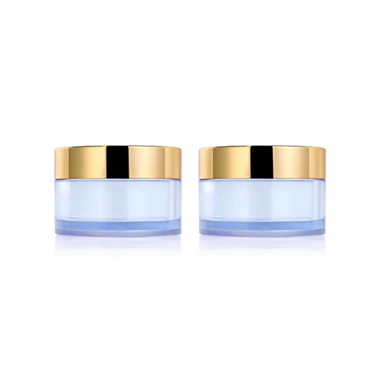 Custom logo color glass jar skin care packaging
