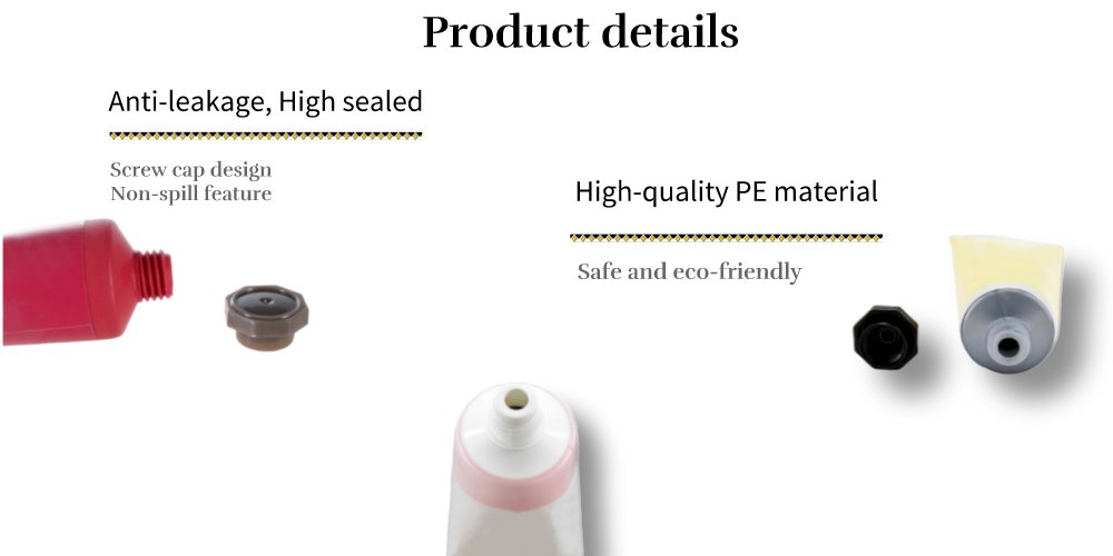 customized PE plastic tube for hand cream