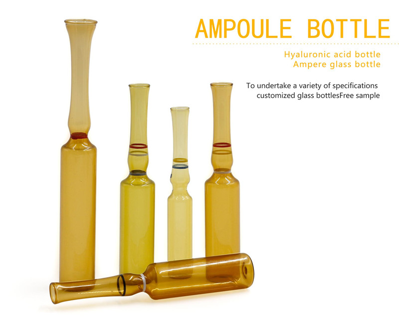 clear glass vial ampule bottle 