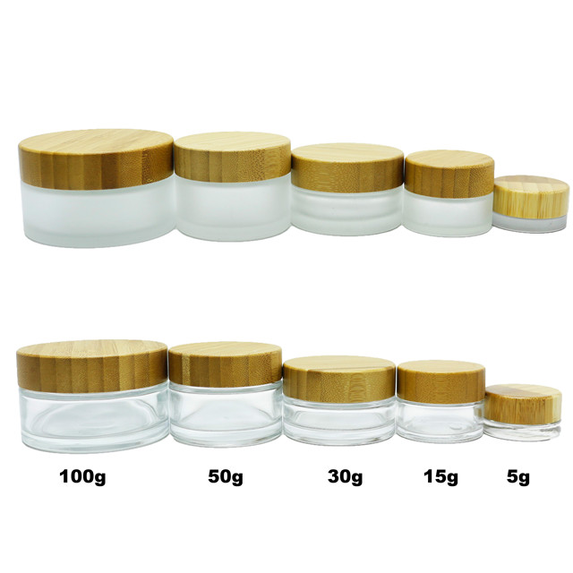 30ML 50ML 100ML 4 oz glass jars with lid