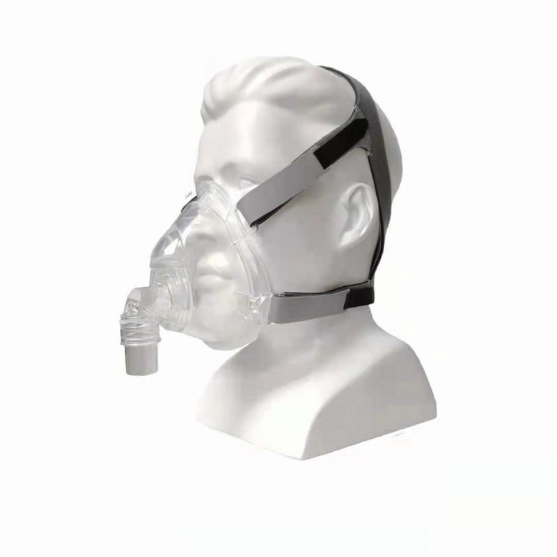 Full face CPAP mask with headgear