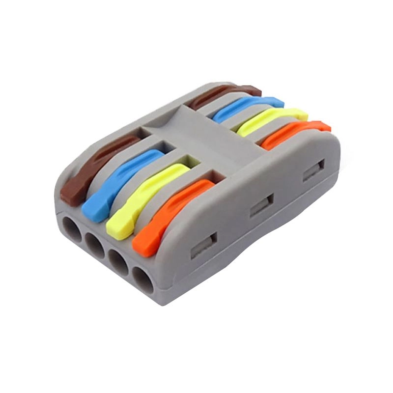8 way SPL-4 push in electrical connector wire to wire