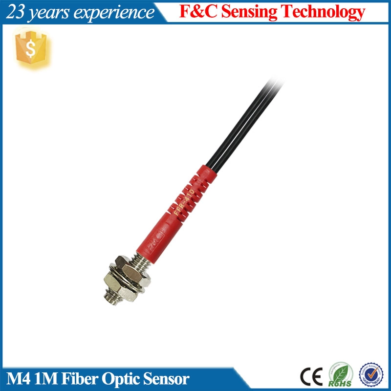 FFR-410 new optical fiber sensor and its protective sleeve    M4 Diffuse Fiber Sensor