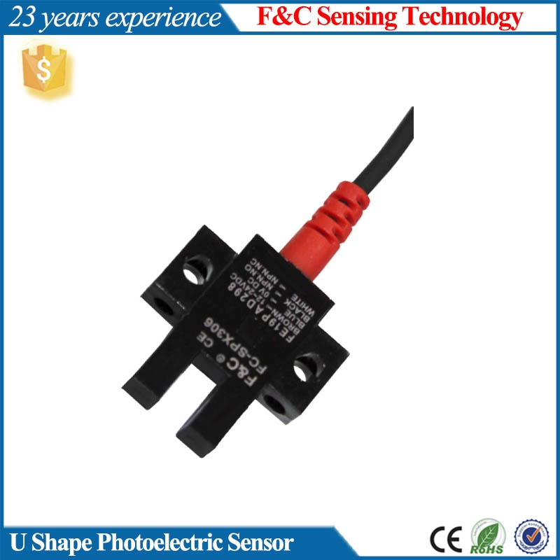 FC-SPX306Z  5mm Slot Infrared Switch, 4-wire, Fork Sensor, 5-24VDC Working Voltage