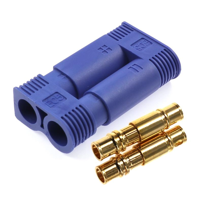 Soldering type EC5 bullet battery connector male and female
