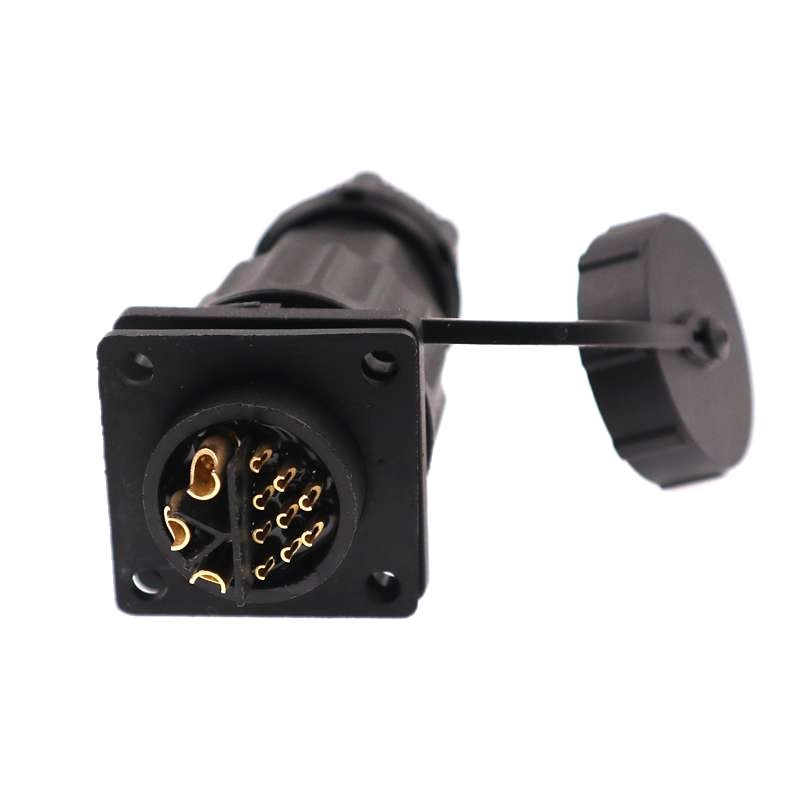 12 pin M20 panel mount waterproof electrical connector