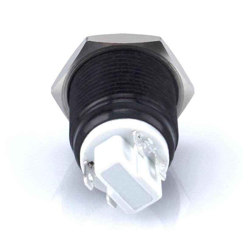 12 volt 16mm waterproof momentary push button switch stainless