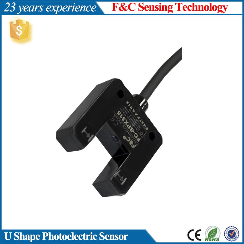 FC-SPX315 Infrared light photo switch 15mm npn for machine with CE