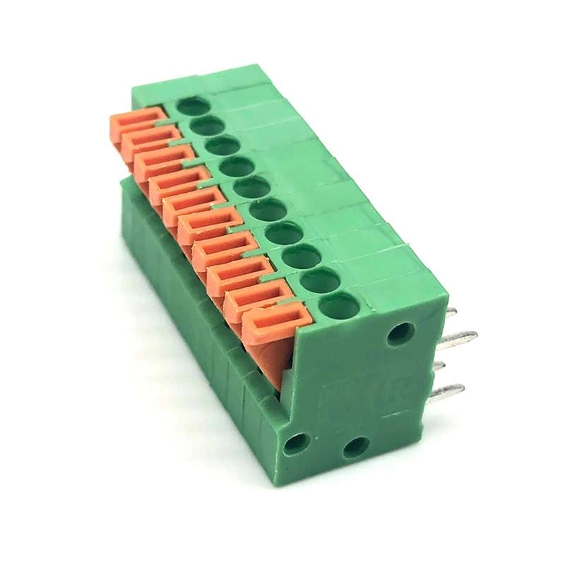 2.54mm pitch PCB Spring Terminal Blocks 2way electrical connector