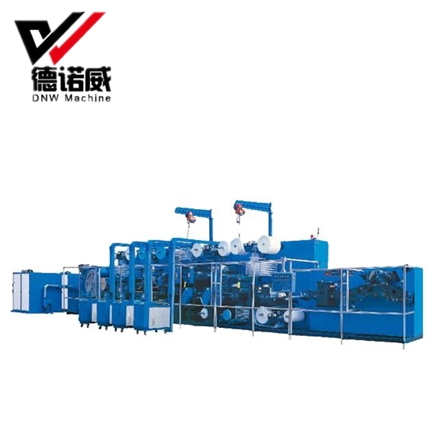 Newest technology China Supplier full servo used adult diaper machine