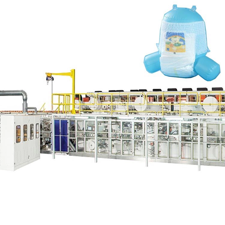 Hot Sale Factory Made Nighttime Incontinence Product Suntech automatic baby diaper making machine