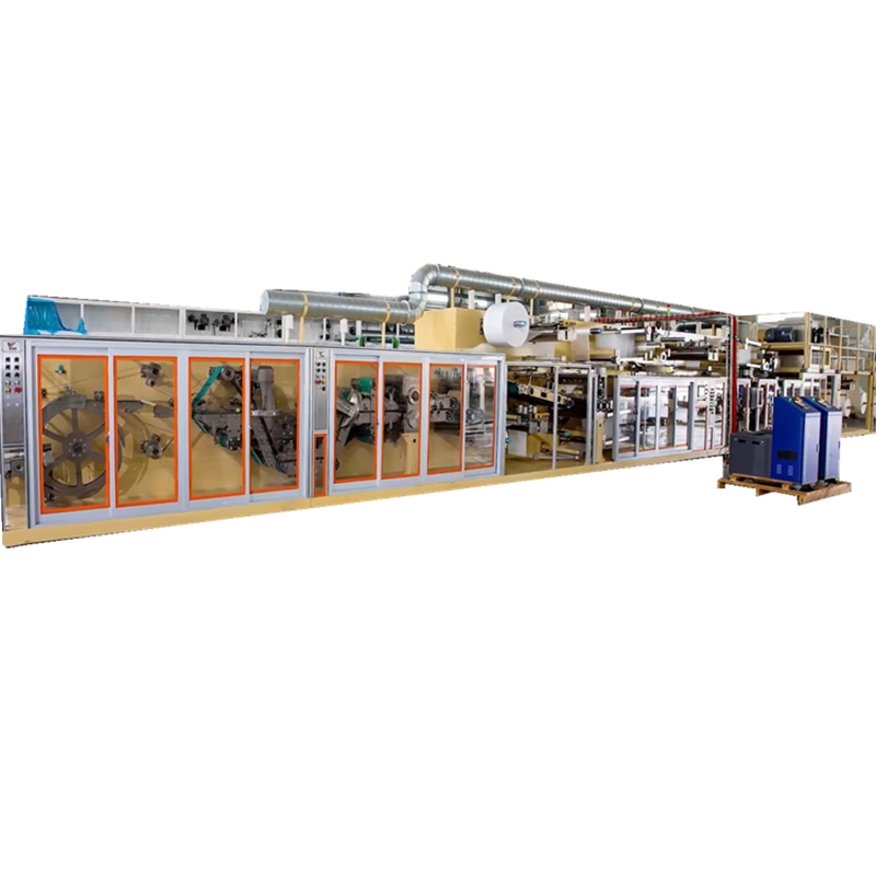 China wholesale Comfortable environmental protection dry disposable under pad making machine production line
