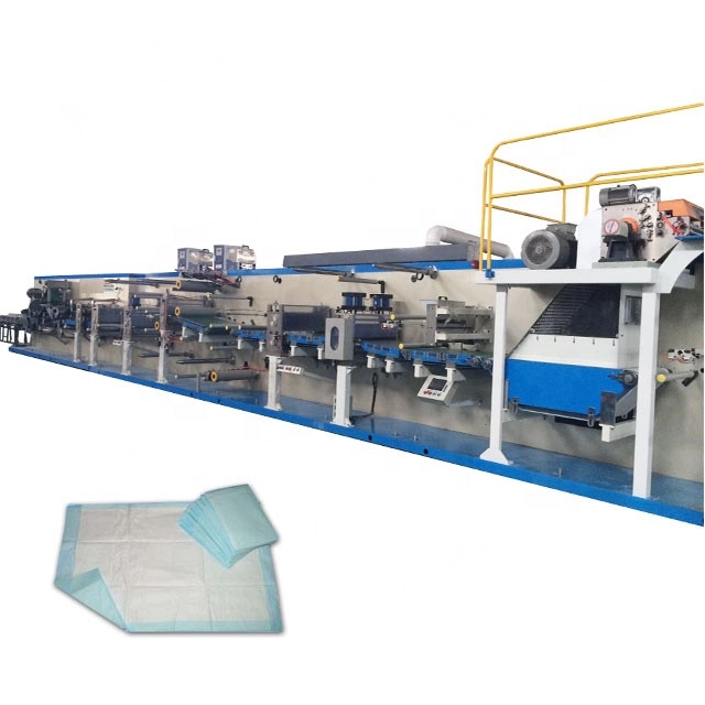 Manufacturer Disposable Soft Touch And Comfortable Fitting OEM under pad making machine