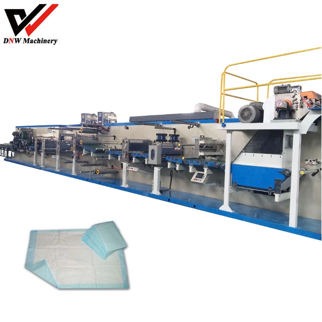 Disposable medical underpad&pet pad production line