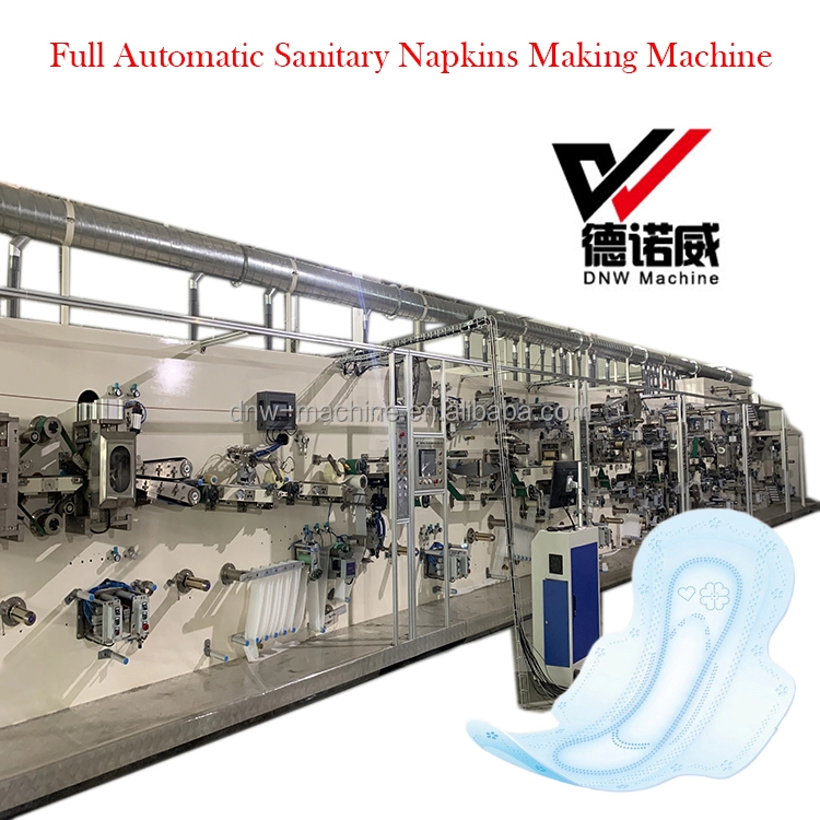 High Efficiency and Energy Saving Sanitary Napkin Making Machine