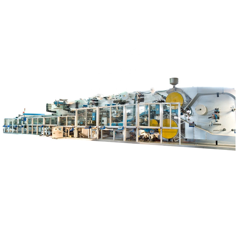 China Economic Frequency Conversion Type Adult Diaper Making Machine with CE