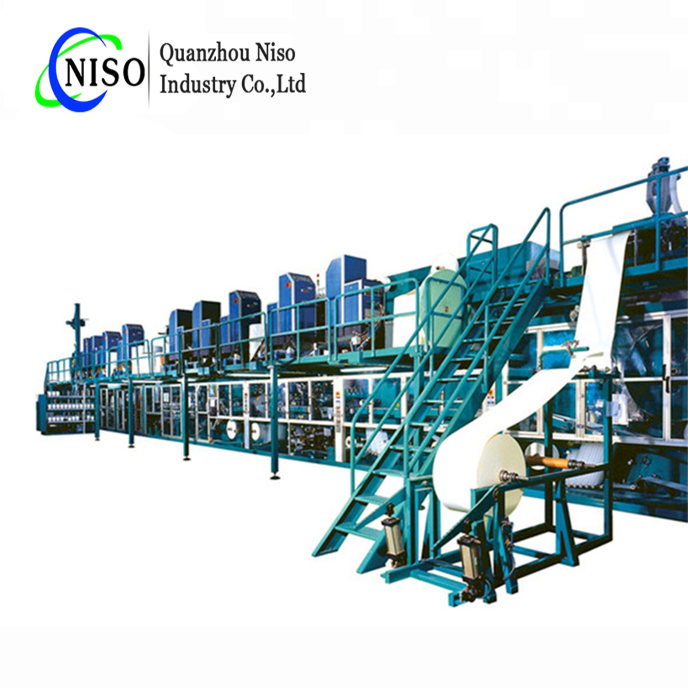 High Speed Full Servo System Used Fully Automatic Adult Diaper Making Machine