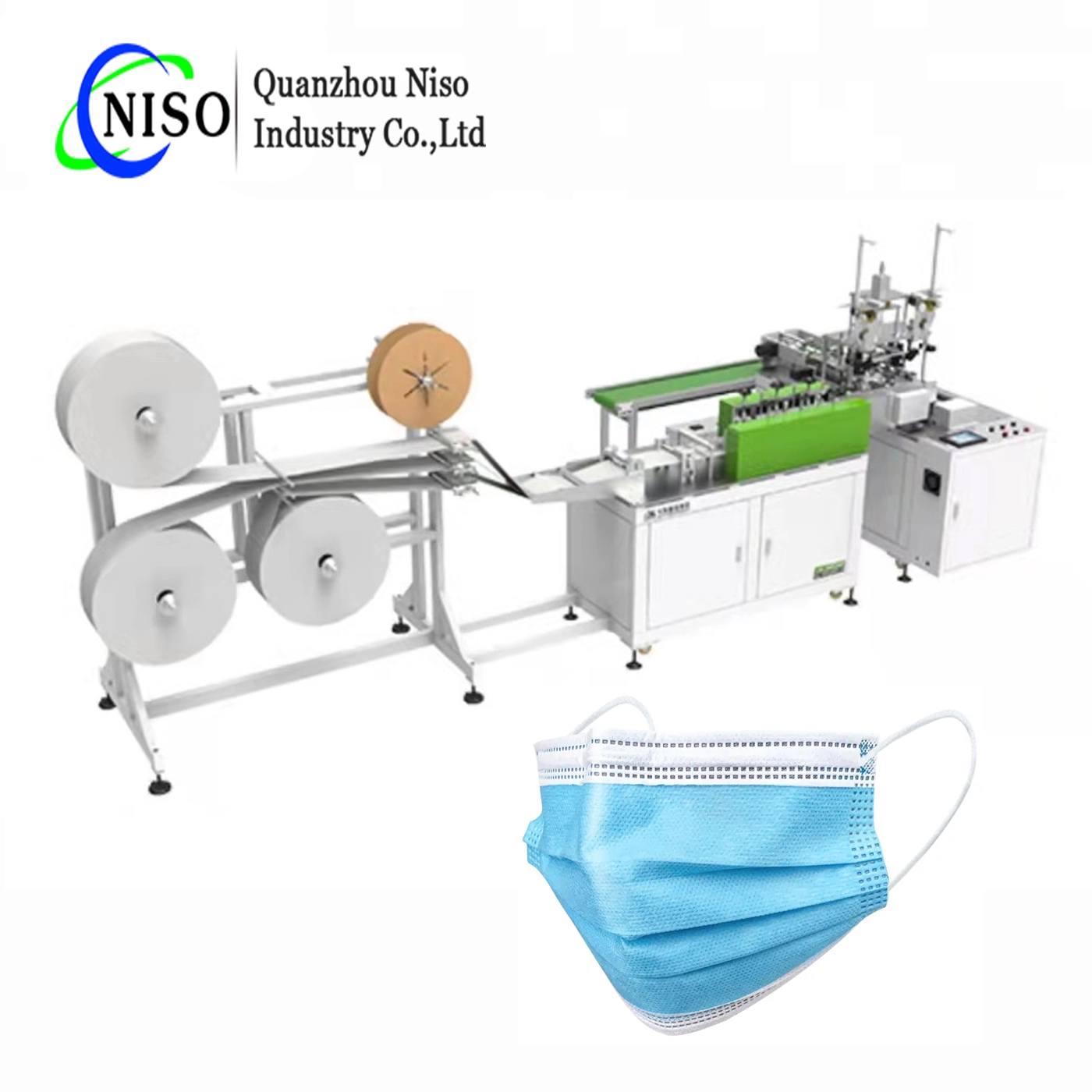 Full Automatic Disposable Surgical Face Masks Making Machine