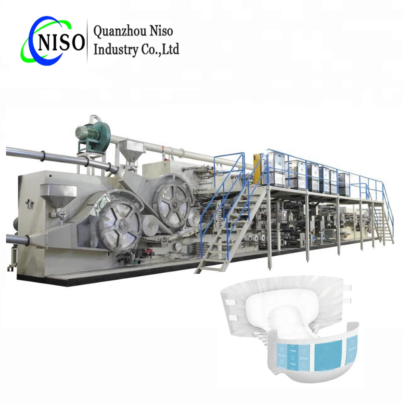 Fast Delivery High Speed Full Automatic Adult Diaper Machine China Supplier