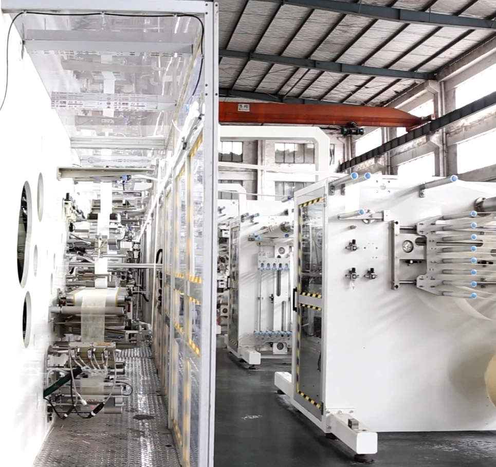 Easy Operation Adult Diaper Making Machine Production Line Price